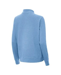 Antigua Women's Heather Blue St. Louis Blues Crush Quarter-Zip Pullover Sweatshirt