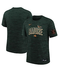 Nike Big Boys and Girls Green Baltimore Orioles 2026 City Connect Authentic Collection Velocity Dri-fit T-Shirt