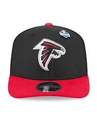 New Era Men's Black/Red Atlanta Falcons 2026 Nfl Draft 9SEVENTY Adjustable Hat
