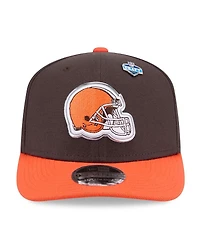New Era Men's Brown/Orange Cleveland Browns 2026 Nfl Draft 9SEVENTY Adjustable Hat