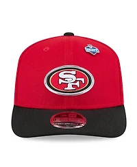 New Era Men's Scarlet/Black San Francisco 49ers 2026 Nfl Draft 9SEVENTY Adjustable Hat