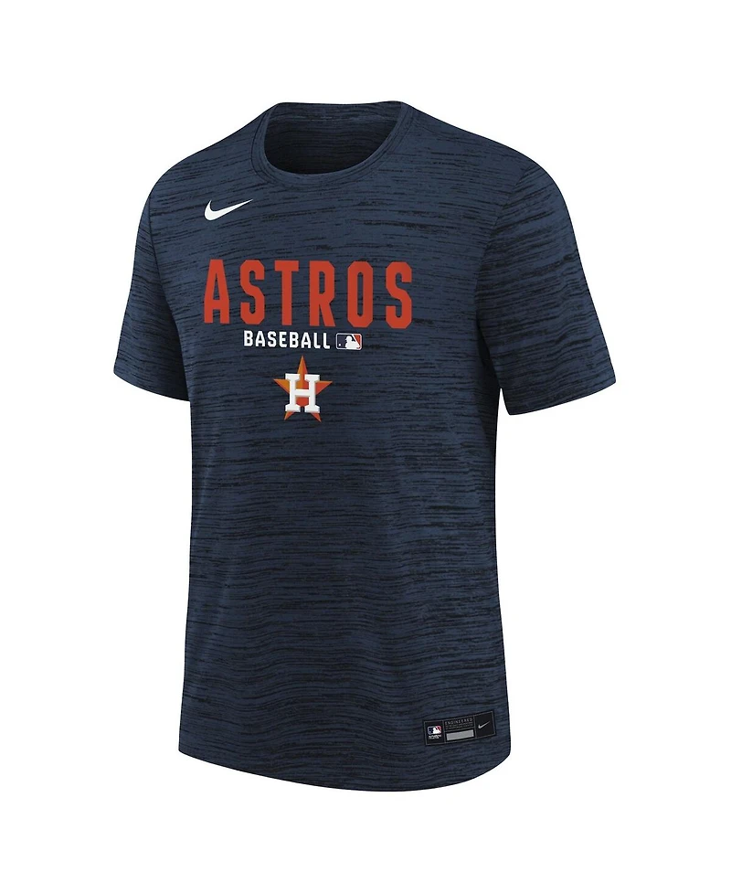 Nike Big Boys and Girls Navy Houston Astros Authentic Collection Velocity Dri-fit T-Shirt
