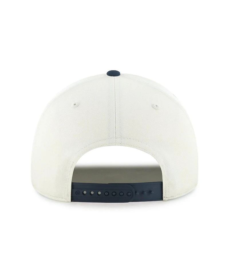 '47 Brand Men's Natural Atlanta Braves Frame Out Hitch Adjustable Hat