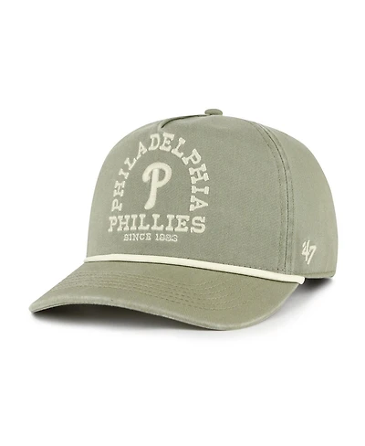 '47 Brand Men's Olive Philadelphia Phillies Canyon Ranchero Hitch Adjustable Hat
