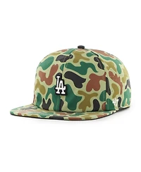 '47 Brand Men's Camo Los Angeles Dodgers Elevated Greens Captain Adjustable Hat
