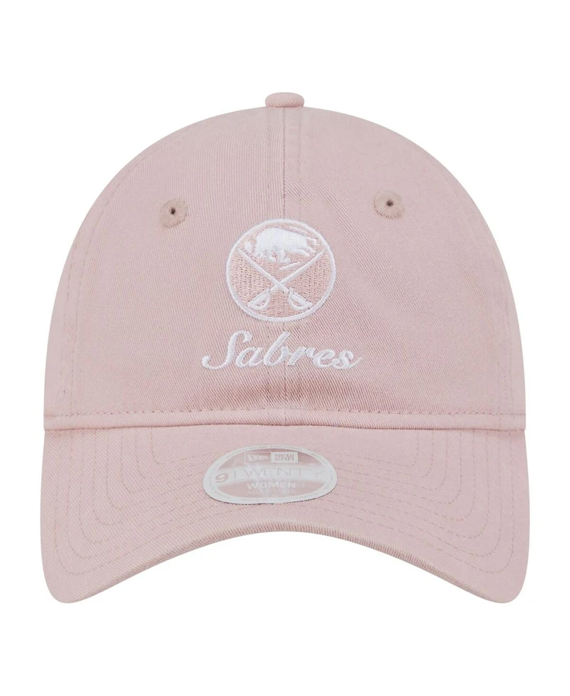 New Era Women's Light Pink Buffalo Sabres Preppy Team 9TWENTY Adjustable Hat