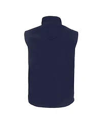 Cutter & Buck Men's Navy Chicago Cubs Big Tall Charter Eco Full-Zip Vest