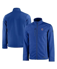 Cutter & Buck Men's Royal Chicago Cubs Evoke Eco Softshell Full-Zip Jacket