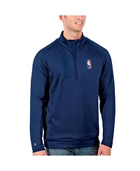 Antigua Men's Royal Nba Generation Quarter-Zip Pullover Top