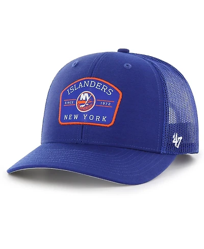'47 Brand Men's Royal New York Islanders Primer Snapback Trucker Hat