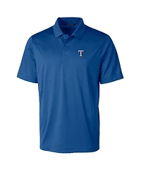 Cutter & Buck Men's Royal Texas Rangers Prospect Textured Stretch Big Tall Polo Shirt