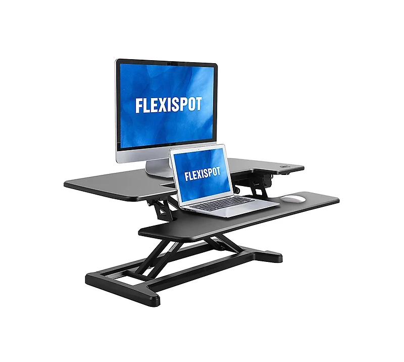 Flexispot 36"W Electric Height Adjustable Desk Converter