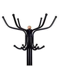 Gouun Metal Frame Freestanding Metal Coat Rack with Multiple Hooks