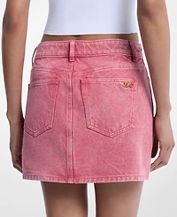 Michael Kors Women's Denim Mini Skirt