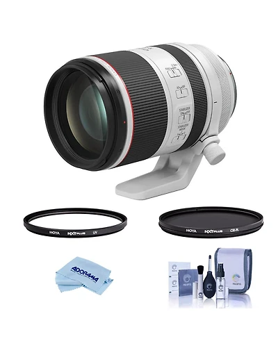 Canon Rf 70-200mm f/2.8L Is Usm Lens, Bundle with Hoya Nxt Plus 77mm Cpl Filter, 77mm Uv Lens Filter, Cleaning Kit, Microfiber Cloth