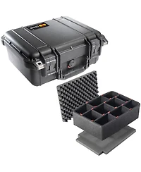Pelican 1400 Watertight Hard Case, Bundle with TrekPak Foam Insert