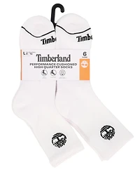 Timberland Men's 6-Pack Millboro High Quarter Sock
