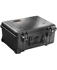 Pelican 1560SC Protector Watertight Wheeled Studio Case with Dividers, Bundle with 1560MP Ez Click Molle Panel Lid Organizer