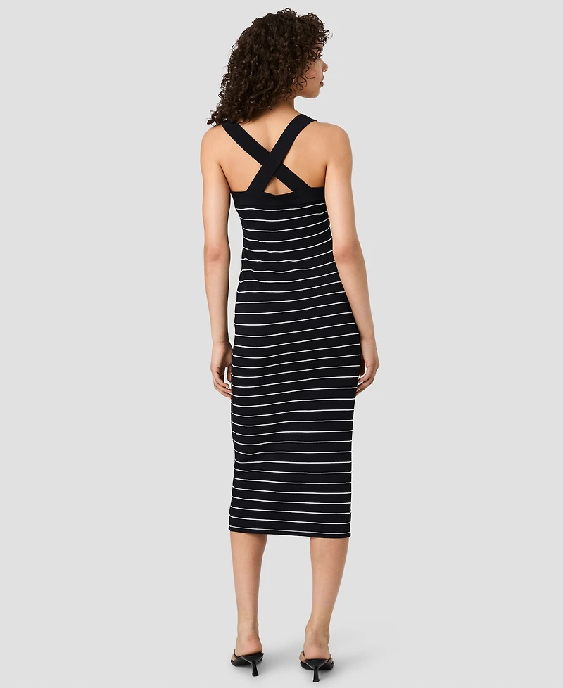 French Connection Women's Cross Back Bodycon Midi Dress
