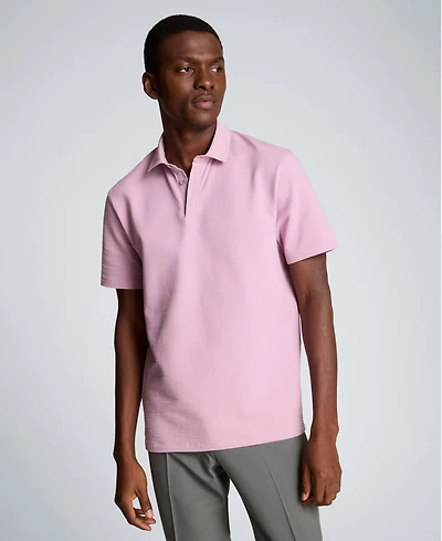 Kenneth Cole Men's Seersucker Classic-Fit Polo Shirt