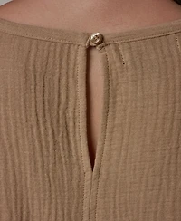 Donna Karan Weekend Women's Boat Neck Blouse