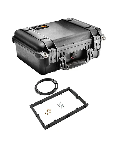 Pelican 1450 Watertight Hard Case Without Foam Insert - with panel frame