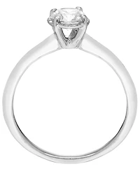 Macy's Diamond Solitaire Ring (1/2 ct. t.w.) in 14k White Gold
