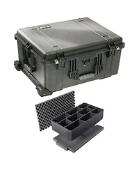 Pelican 1610 Watertight Hard Case with Cubed Foam and Wheels
