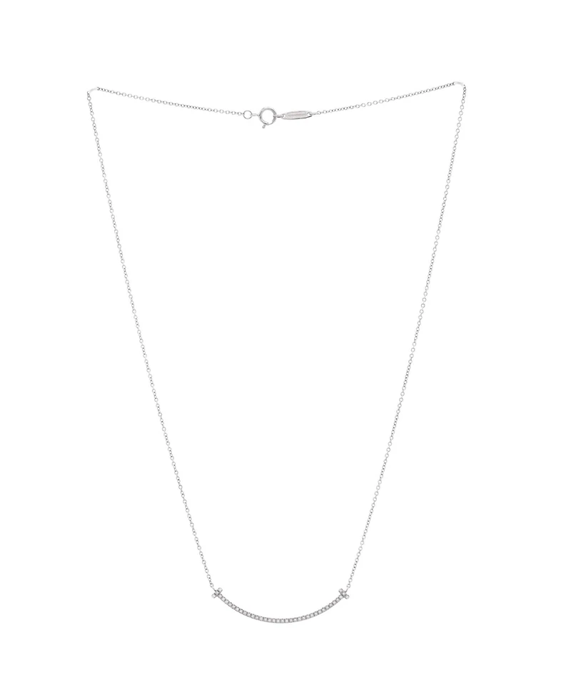 Pre-Owned Tiffany & Co. T Smile Pendant Necklace