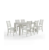 New Classic Furniture Furniture Pascal 59" Wood Rectangle Dining Table in Driftwood