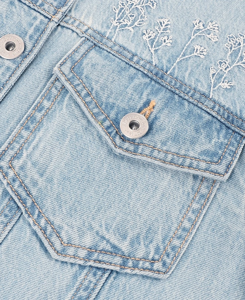 abercrombie kids Toddler Girls' 2T-5T Oversized Dobby Jacket