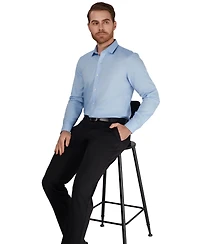 Penguin Men's Slim-Fit Collared Oxford Dress Shirt