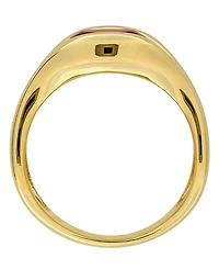 Macy's Garnet (1-3/8 ct. t.w.) Ring 18k Gold Flash Plated Sterling Silver
