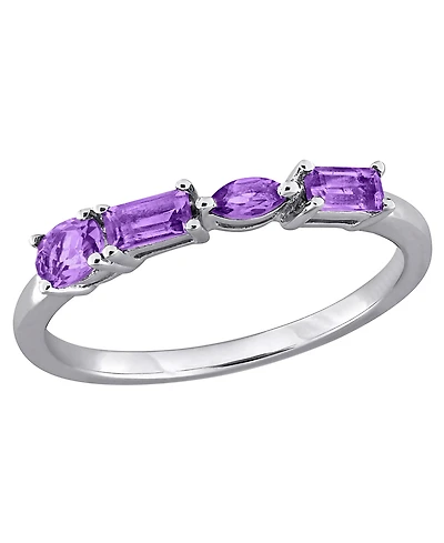 Macy's Amethyst (3/8 ct. t.w.) Ring Sterling Silver (Also Available Blue Topaz)