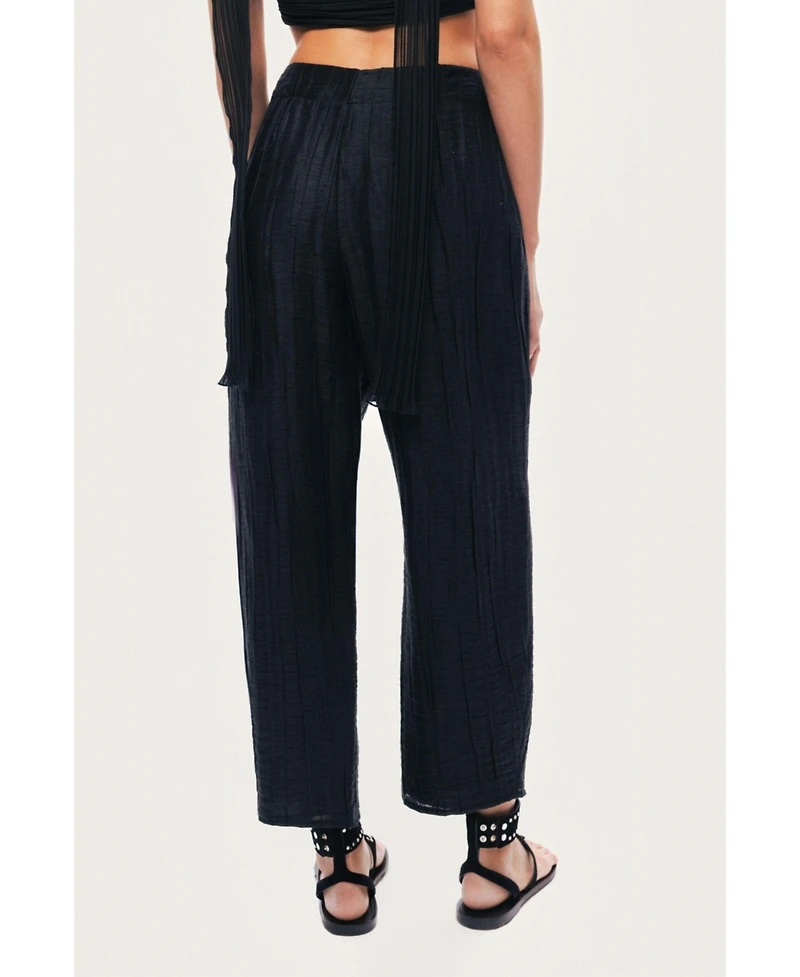 Nocturne Women's Relaxed Linen Pants