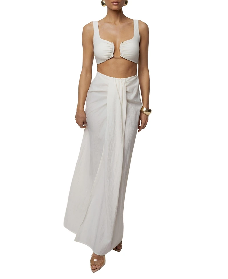 Jluxlabel Women's Flowing Elegance Maxi Skirt