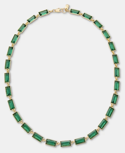 Lauren Ralph Lauren Baguette Stone 17" Collar Necklace