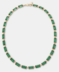 Lauren Ralph Lauren Baguette Stone 17" Collar Necklace