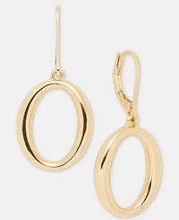 Lauren Ralph Open Oval Drop Earrings