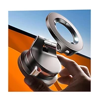 Lisen MagSafe Car Mount, Magnetic Phone Holder for Car, Strong Suction Cup Dashboard Mount with 360degree(s) Rotation, Compatible with iPhone Models