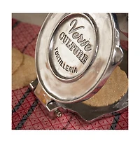 Verve Culture Large Polished Aluminum Tortilla Press
