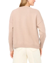 Vince Camuto Women's Shell Motif Crewneck Sweater