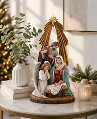 Napco 12" Guardian Angel with Holy Family