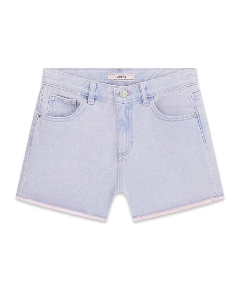 Guess Girls' 7-16 Overdye Denim Shorts