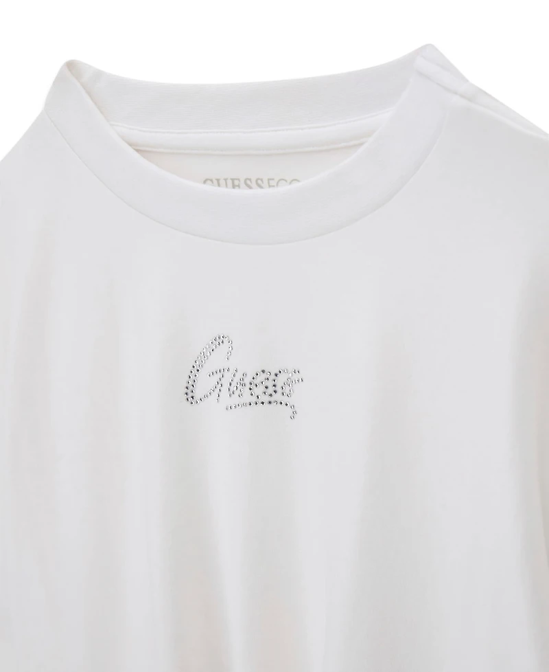Guess Girls 7-16 Short Sleeve T-Shirt with Knot