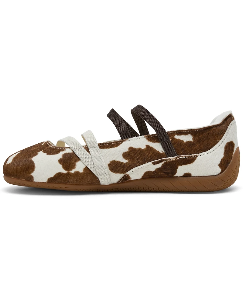 Puma Big Girls Speedcat Ballet Cow Print Mary Jane Casual Shoes from Finish Line