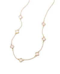 brook & york Gold-Tone Plated Chatham Clover Mother of Pearl Necklace