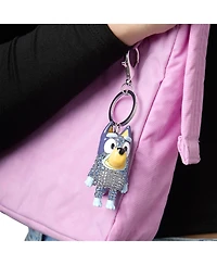 Bluey Bag Charm Pave Crystal, Official License Charm Keychain with Lobster Clip