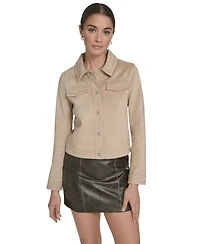 Levi's Women's Laydown Collar Studded Jacket