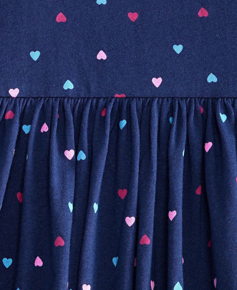 Epic Threads Toddler Girls' 12M-5T Heart-Print Cotton Dress, Macy's Exclusive
